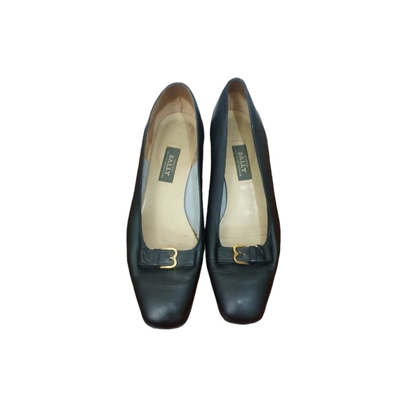 Bally Swiss - Shoes Pertisa Black Leather Size 10 - Picture 3 of 11